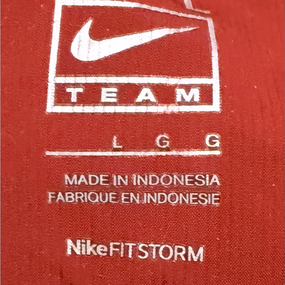 Nike Fit Storm Iowa State Cyclones Windbreaker Large Pullover Zip Red Gold - Picture 8 of 10